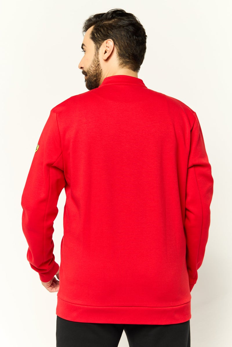 Scuderia Ferrari Men Sportswear Fit Training Track jacket, Red  - Image 4