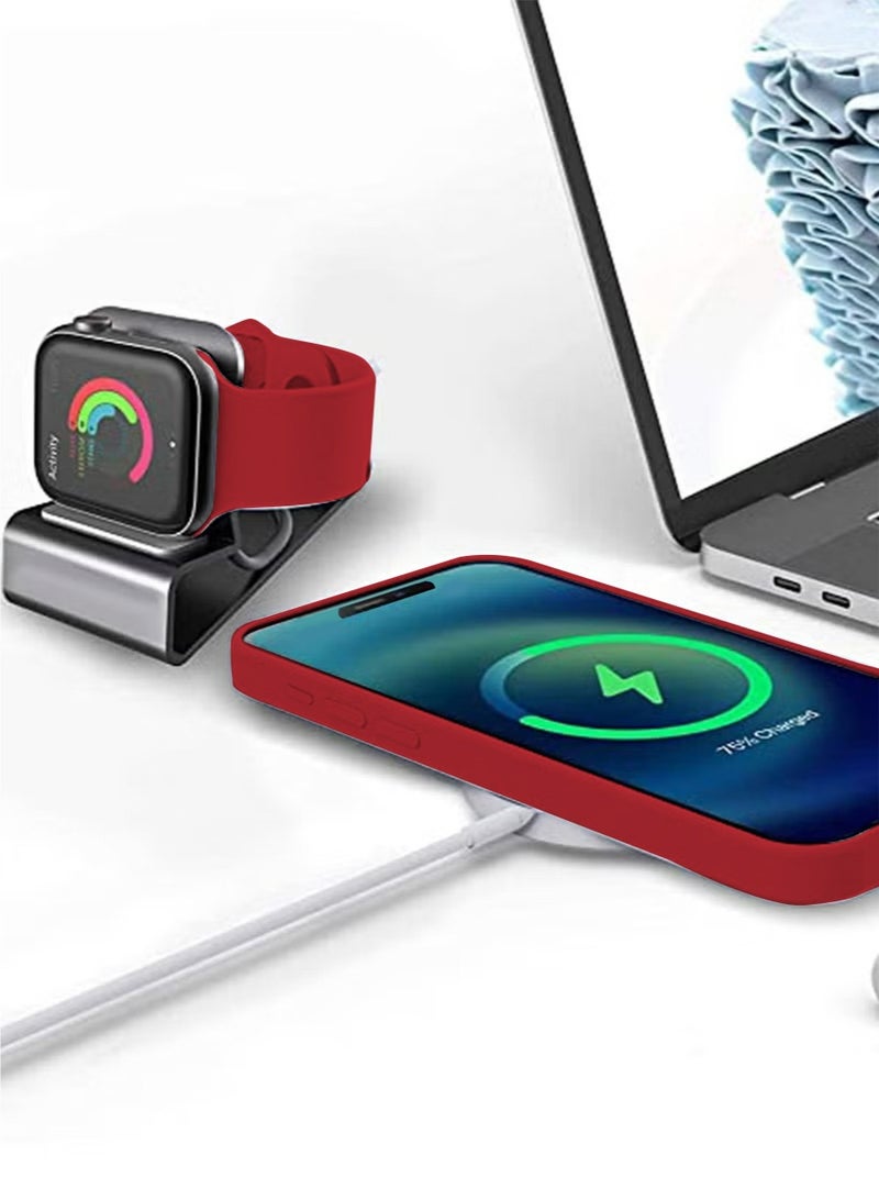 iPhone 15 Pro Mobile Case Cover with Soft Liquid Silicone Protection Anti-Scratch Shockproof Accessories Slim Protective Back Cover with Comfortable Hold Touch Feeling and Anti-fingerprint - Image 5