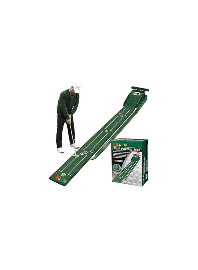 general Golf Putting Green Indoor Set,8 feet Putting Mat with Auto Ball Return,Suit for Men Gift Home Office  - Image 1