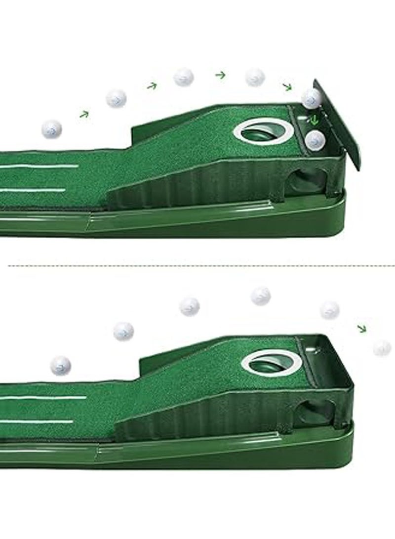general Golf Putting Green Indoor Set,8 feet Putting Mat with Auto Ball Return,Suit for Men Gift Home Office  - Image 4