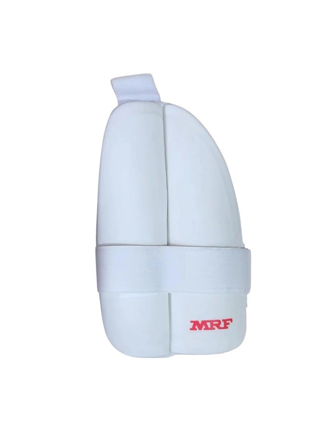 MRF Genius Dual White Cricket Thigh Guard - Adult Left Hand - Image 2