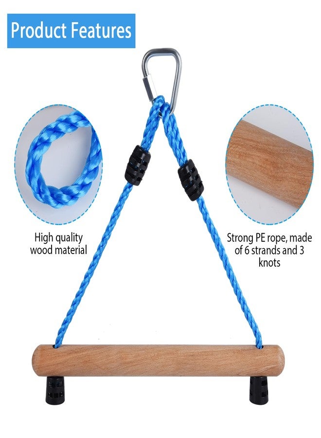 ChengFu Ninja Monkey Bars, Monkey Bars for Kids, Monkey Bars, Swing Accessory Sets, Obstacle Course Trapeze Bars for Outside Training Equipment (3pcs) - Image 3
