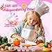 Windidi 9 Pcs Kids Safe Knife Set for Real Cooking Kids Kitchen Knife Set with Cutting BoardCrinkle CutterSandwich Cutter Montessori Kitchen Tools for Toddlers Kid 310 Years Old Girl Boy Birthday Gifts - Image 4