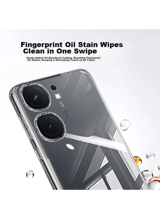 Koolife Phone Case For Vivo Iqoo Neo9, Protective Cover For Iqoo Neo9 Pro, Full Lens Protection, Simple Skin-friendly Transparent Soft Case, Fingerprint-resistant Back Cover - Image 5