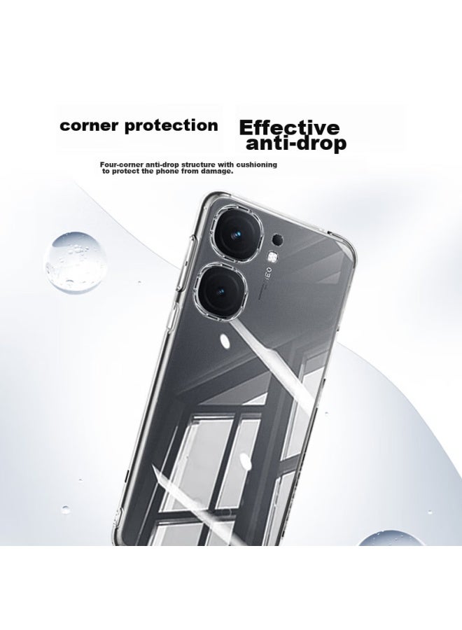 Koolife Phone Case For Vivo Iqoo Neo9, Protective Cover For Iqoo Neo9 Pro, Full Lens Protection, Simple Skin-friendly Transparent Soft Case, Fingerprint-resistant Back Cover - Image 2