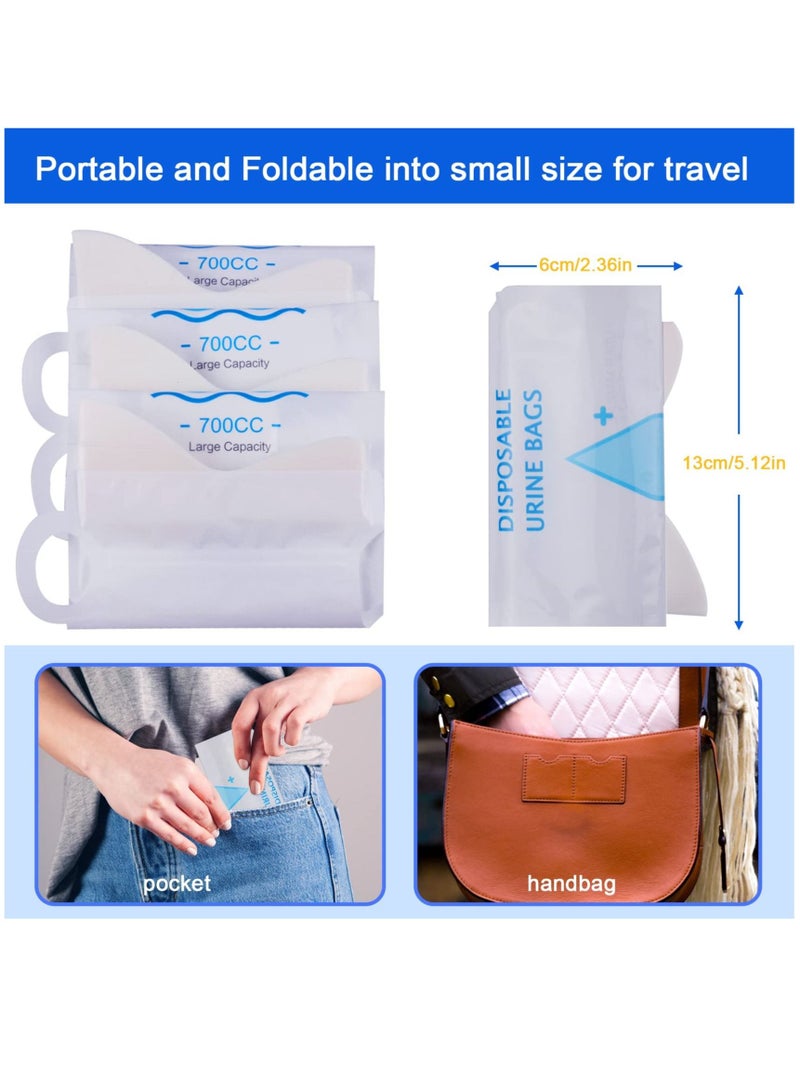 Excefore 10 Pcs Disposable Allantoic Bags, Camping Bags, 700ml Unisex Allantoic Bags, Travel Toilets, Allantoic Bags, Traffic Jams, Emergency Portable Toilets, Small Bee Bags  - Image 4
