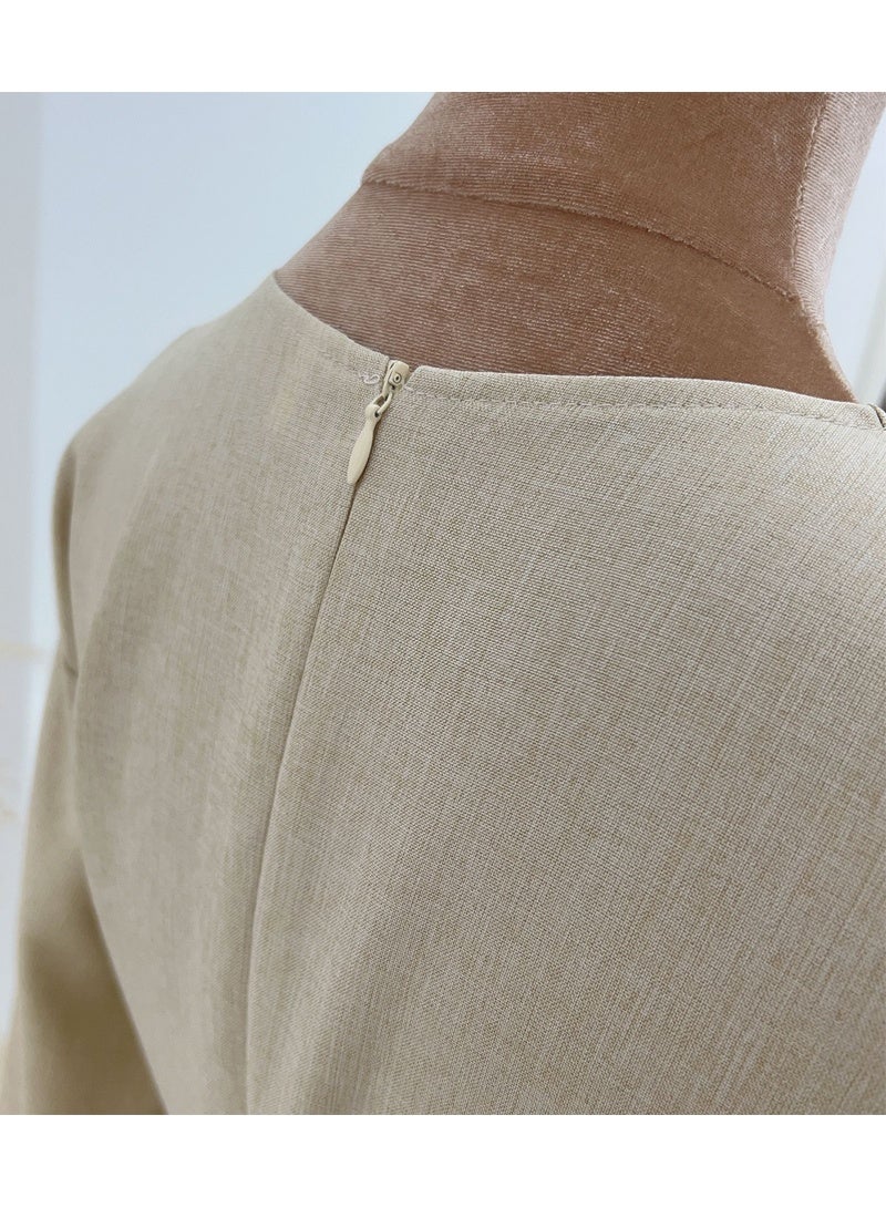 جيوان مطرز مسلم أبايا الأكمام الطويلة دبي فستان رداء تركي سحاب ماكسي ديس الملابسالنساء عيد - Image 4