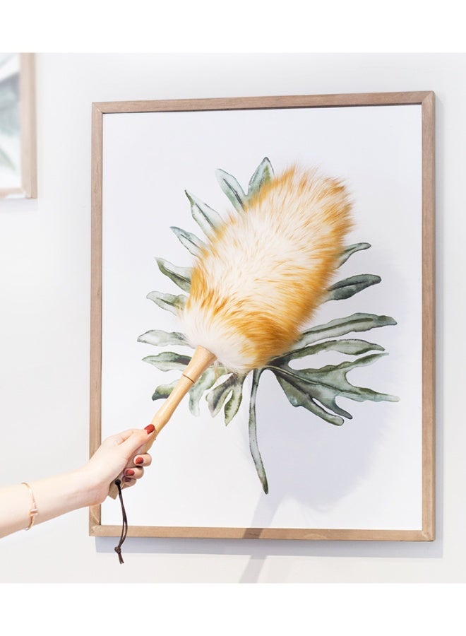 Feather Duster Dust Remover Household Car Dust Removal Tool Wool Material Static Electricity Adsorption Cleaning Dusting Blanket Effective Cleaning Tool - Image 4
