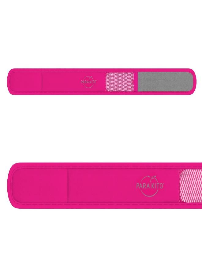 Para'Kito PARA'KITO Mosquito Insect & Bug Repellent Wristband - Waterproof, Outdoor Pest Repeller Bracelet w/Natural Essential Oils (Fuchsia)  - Image 5