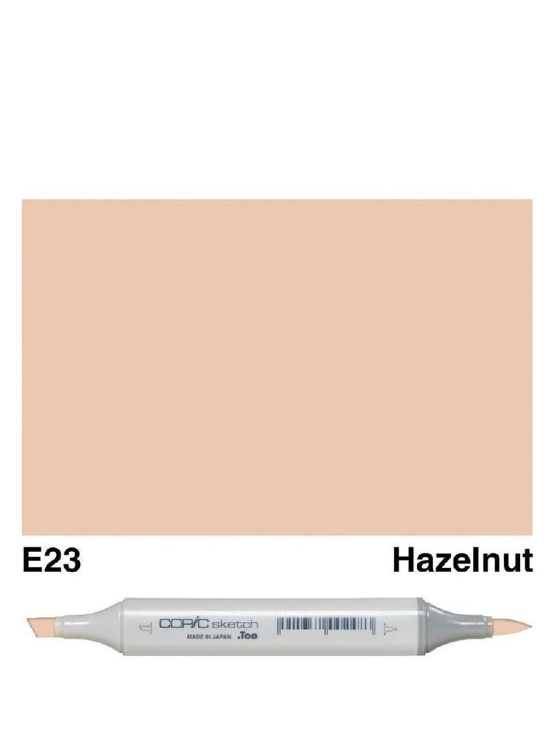 Sketch E-23 Graphic Art Marker Hazelnut Twin Tip
