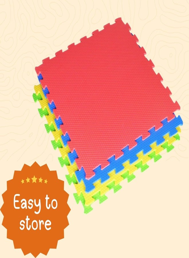 Playmore Soft EVA Foam Kids Play Mat, Interlocking Floor Mats for Babies, Non-Toxic, Waterproof, Colorful |Available in 4, 6, 8, 12 Pcs Set Mat Tiles for Gymnastics, Exercise, Playing Mat For Baby, Mat Kids Playing, Baby Mat For Playing 1 to 7 years (Pack of 8) - Image 3