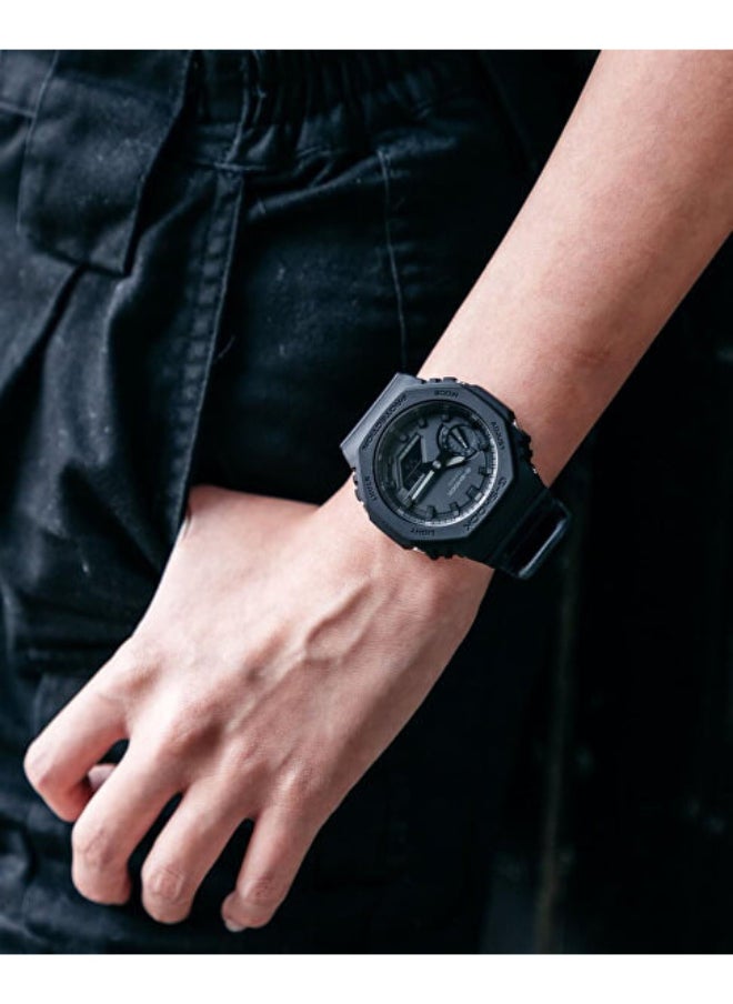 Men's Stylish Analog Digital Quartz Watch GA-2100-1A1