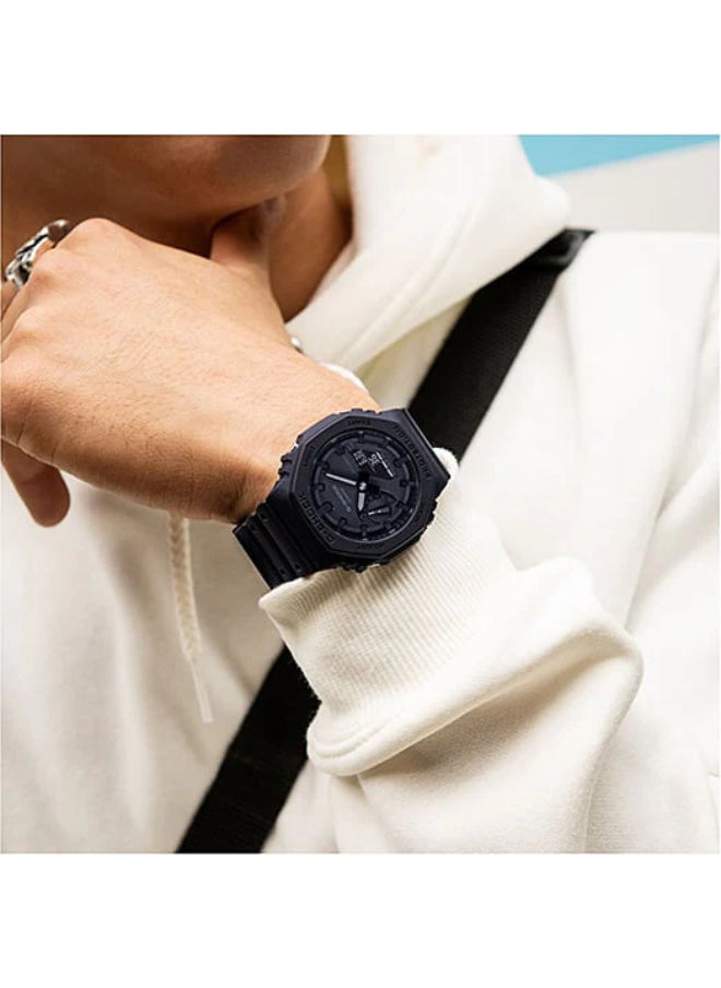 Men's Stylish Analog Digital Quartz Watch GA-2100-1A1
