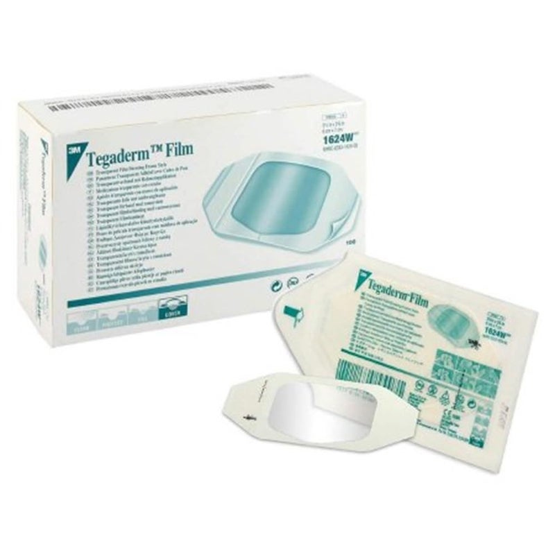 3M Tegaderm Transparent Dressing Film 2-3/8 X 2-3/4 Inch, 100 Per Box
