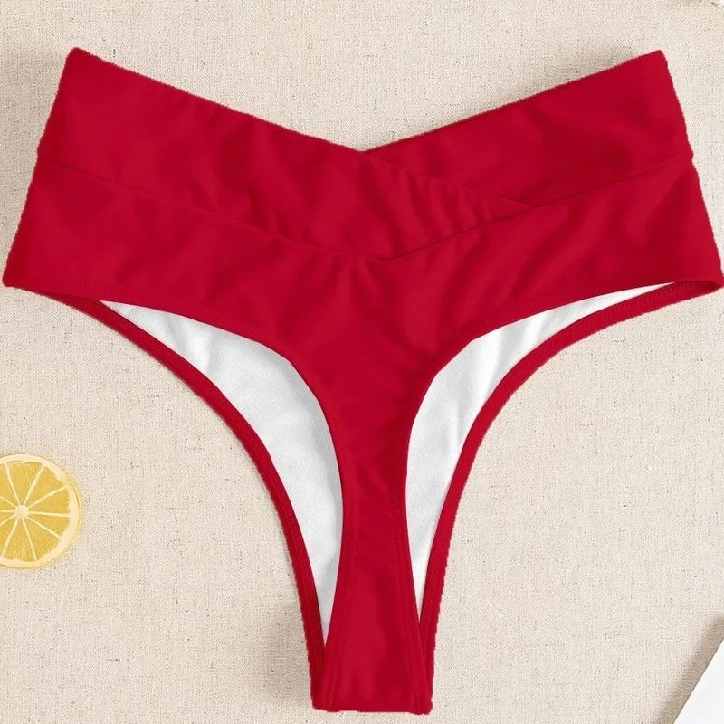 2026 and Shein Hot-Selling New Cross-Over Sexy Bikini Bottoms Thong Swimwear for Women - Image 3