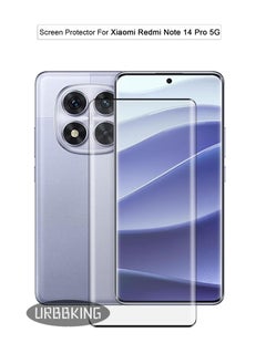 Anti-Scratch Full Coverage Tempered Glass Screen Protector For Xiaomi Redmi Note 14 Pro 5G