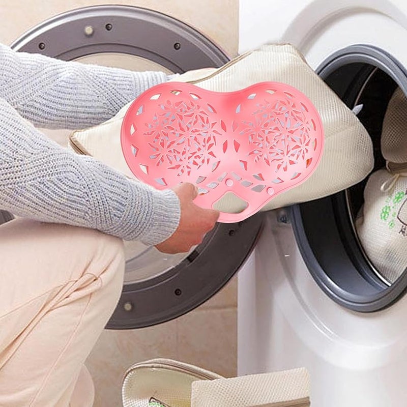 Pink Mesh Wash Bag For Bras Delicate Lingerie Laundry Protector With Zipper - Image 4