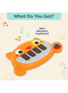 B. Toys B. toys- B. baby- Mini Meowsic- Mini Toy Keyboard â€“ Baby Piano â€“ Songs, Sounds & Lights â€“ Sensory Baby Toys â€“ 6 Months +  - Image 4