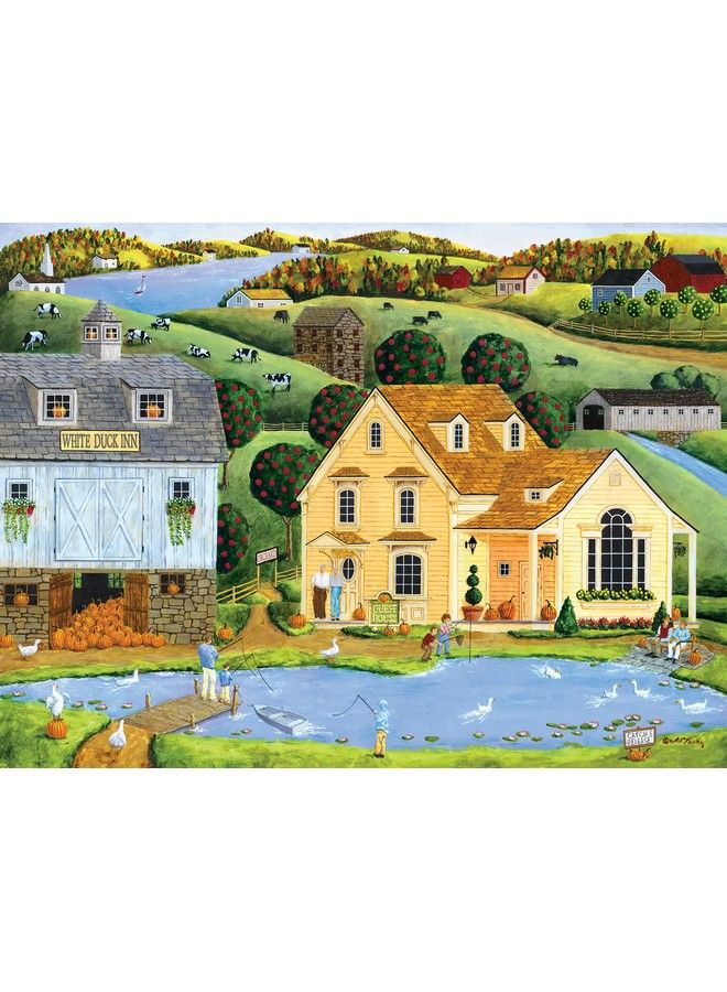MasterPieces 300 قطعة لغز بازل إيز جريب نزل البطة البيضاء 18"X24" - Image 3