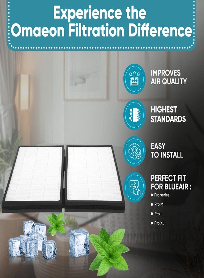 Omaeon Pro Particle Filter Compatible with Blueair Pro M, Pro L and Pro XL Air Purifiers for Dust and Unpleasant Odors - Image 5