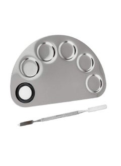 Ay Cosmetic Makeup Palette Spatula Foundation Mixing Tool D Shape  - Image 1