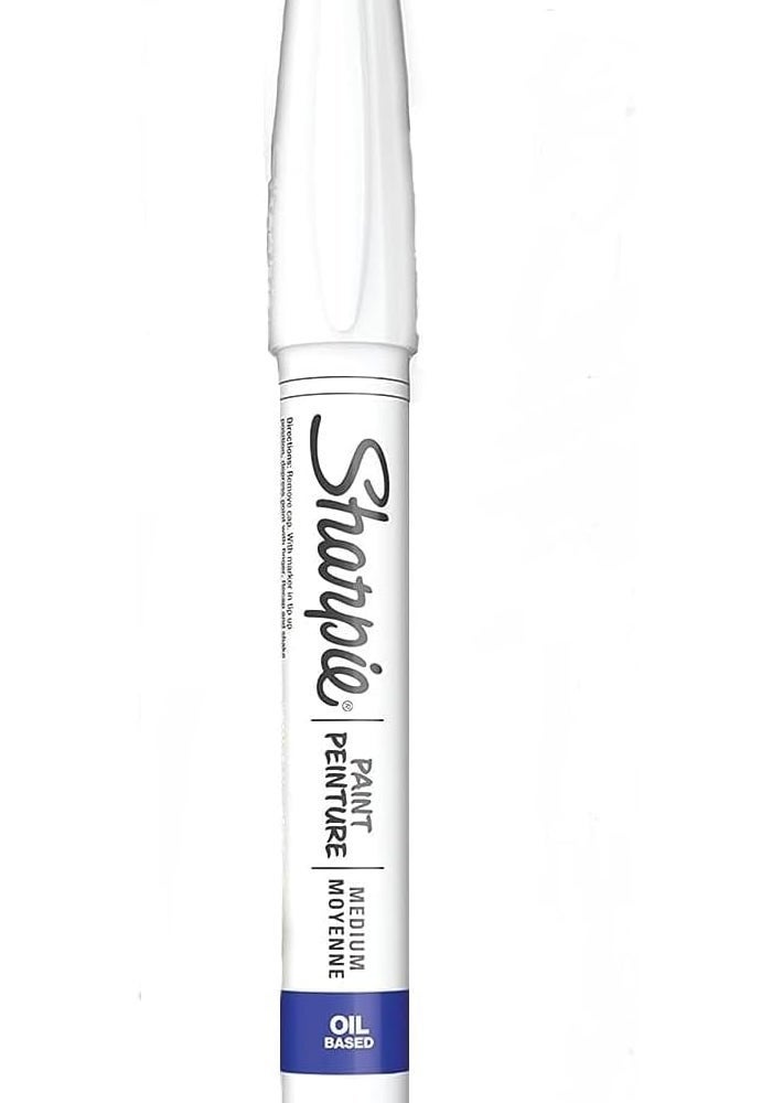 Sharpie Oil-Based Paint Marker, Medium Point, White, 1-Count - Image 2