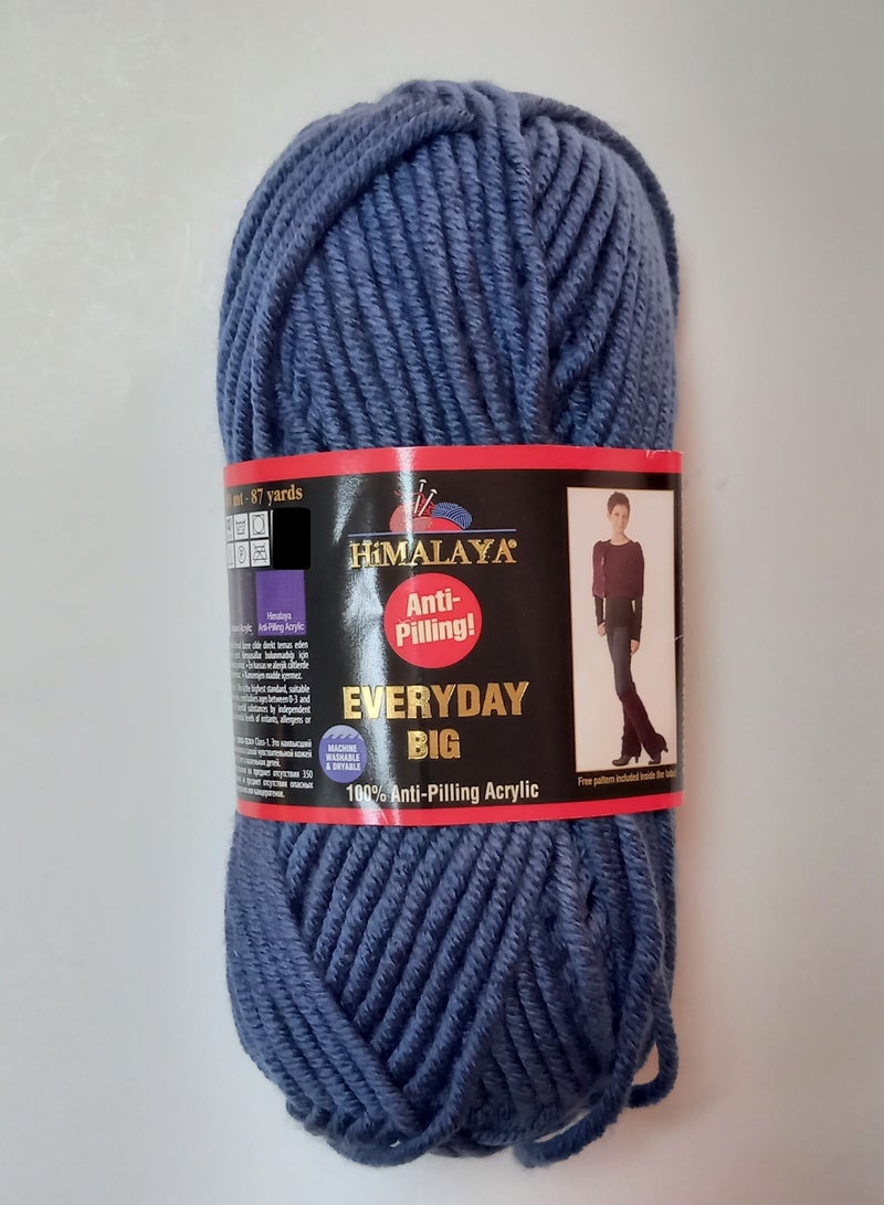 Himalaya Anti-Pilling Super Soft Yarn 100% Acrylic-Color 70822 (Pack of 3pcs)