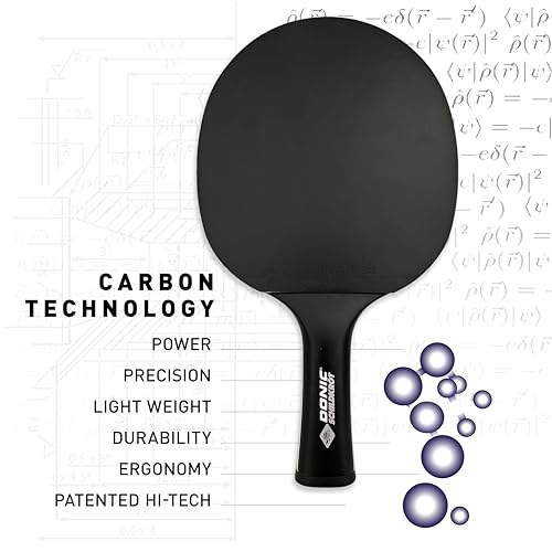 Schildkröt Wood DONIC Carbotec 900 All-Rounder Table Tennis Bat, Colour - Black/White, Weight - 85 Grams - Image 3