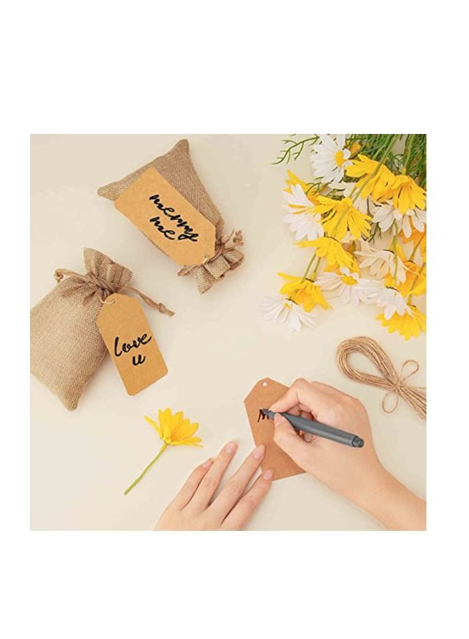 برينت شوب فور مي رباط الخيش القابل لإعادة الاستخدام 10 قطع من أكياس الهدايا أكياس الحلوى لمستلزمات الحفلات 13 × 18 سم / 5 × 7 بوصة - Image 2