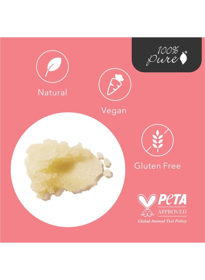 100 % Pure مقشر الجسم بجوز الهند - تنظيف عميق وتقشير مع أملاح البحر وزيوت مغذية - ترطيب عميق للعناية بالبشرة - بشرة طبيعية نابضة بالحياة ومشرقة - منظف للمسام - نباتي - 10 أونصات - Image 5