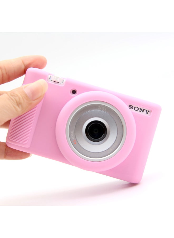 Generic - Color Image Applicable For Sony ZV-1F ZV-1 ZV-1M2 Micro Single Digital Camera Reflectless Camera Case-Color:Pink - Image 1