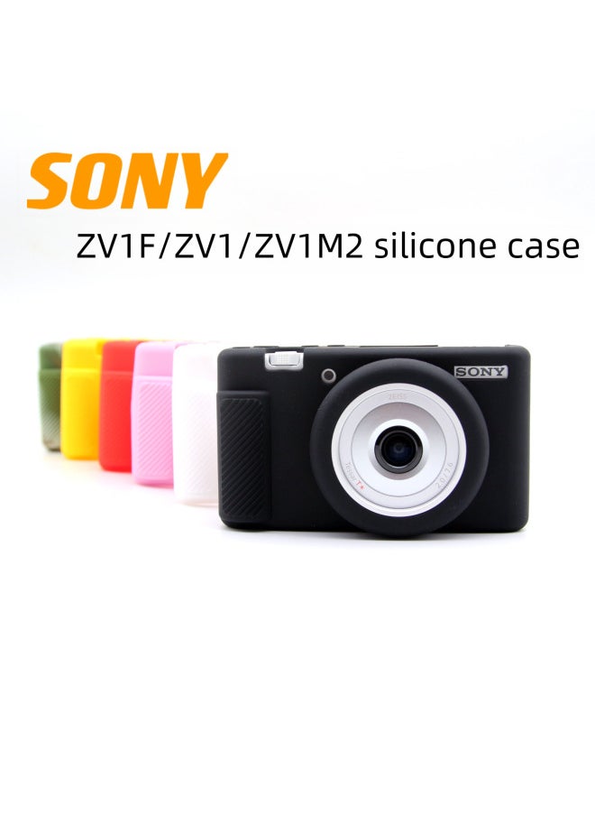 Generic - Color Image Applicable For Sony ZV-1F ZV-1 ZV-1M2 Micro Single Digital Camera Reflectless Camera Case-Color:Pink - Image 1
