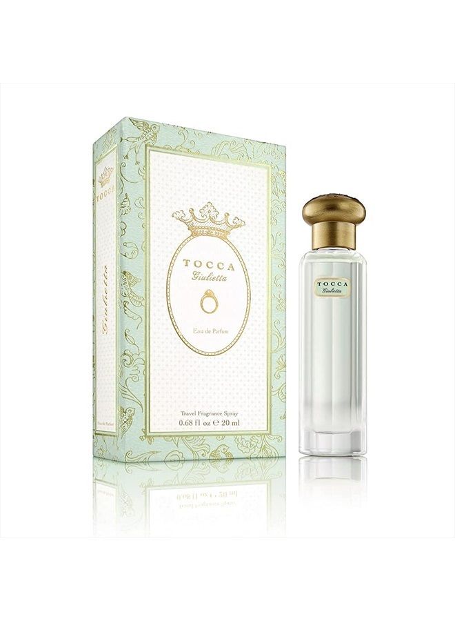 Tocca Women's Perfume, Giulietta Fragrance: Fresh Floral, Pink Tulips, Green Apple, Vanilla Orchid, Hand-Finished Bottle (20 ml) - Image 1