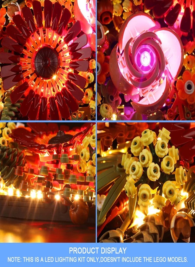 VONADO LED Light Kit Compatible with Lego Dried Flower Centerpiece 10314, DIY Lighting Compatible with Lego Botanicals (NO Lego Model,ONLY Light) - Image 5
