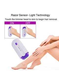 ARICEAN Silky Smooth Hair Eraser,Painless Hair Removal Tool Rechargeable Epilator Smooth Touch Hair Remover,Applicable to Any Part of The Body (1PC)  - Image 2