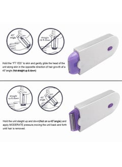 ARICEAN Silky Smooth Hair Eraser,Painless Hair Removal Tool Rechargeable Epilator Smooth Touch Hair Remover,Applicable to Any Part of The Body (1PC)  - Image 3