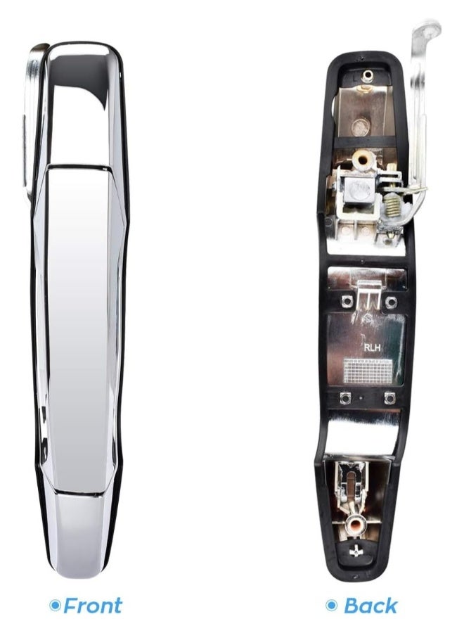 Topleo 4PCS Outside Exterior Door Handle Front Rear Driver Passenger Side Replacements for Cadillac Escalade Chevy Silverado GMC Sierra Yukon Pickup Truck SUV 2007 2008 2009 2010 2011 2012 2013 - Image 2