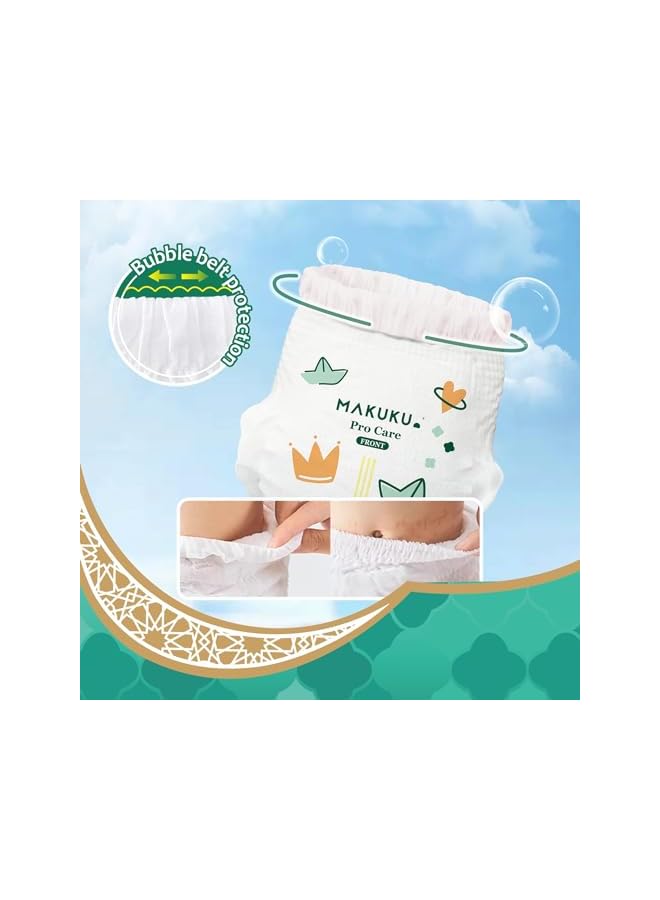 Makuku Premium Diapers Procare Pant Style Disposable Diapers Size 3 Medium 6 11Kg 48 Pieces - Image 3