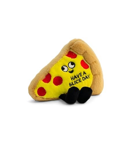 Punchkins Pizza Plushie Have A Slice Day Punny Pizza Plush Cute Food Plushie Gift for Kids - Image 1