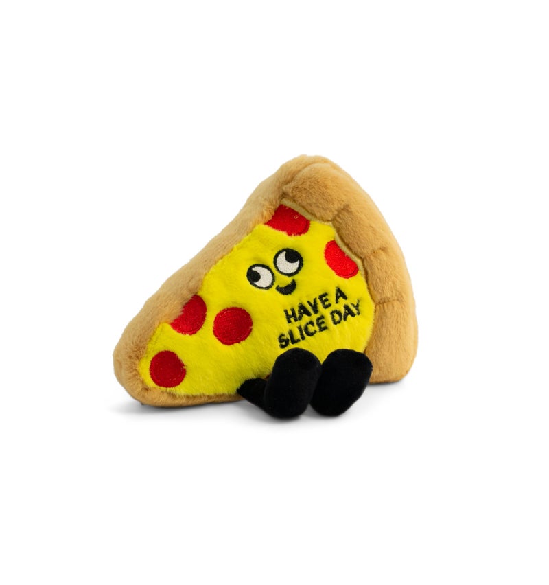 Punchkins Pizza Plushie Have A Slice Day Punny Pizza Plush Cute Food Plushie Gift for Kids - Image 3