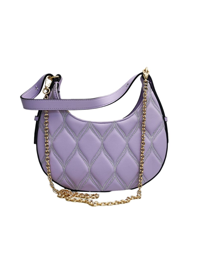 Purple Hand Bags Purses For Women, Travel Ladies Bag Small, Cross Body Bags For Women, Cross Bag For Women Solid - Image 2