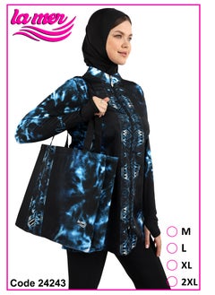 Midnight Tides La Mer Burkini with beach bag - pzsku/ZD51F2CE368541FC6E052Z/45/_/1721520617/6df22d95-aa12-4d74-8784-ff2a2d9fcc9f