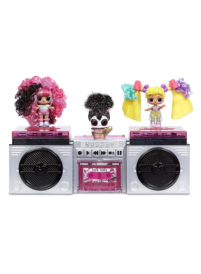 L.O.L. SURPRISE! Remix Pets 9 Surprises Real Hair Includes Music Cassette Tape With Surprise Song Lyrics Accessories Dolls - Image 1