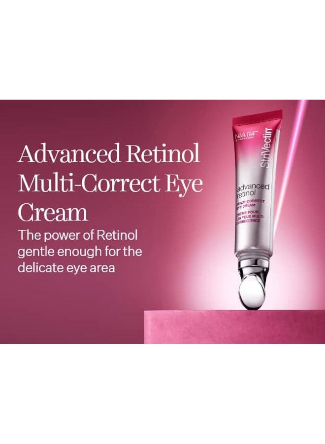 Advanced Retinol Multi-Correct Eye Cream for Reduce Deep Wrinkles and Restore Firm Elasticity