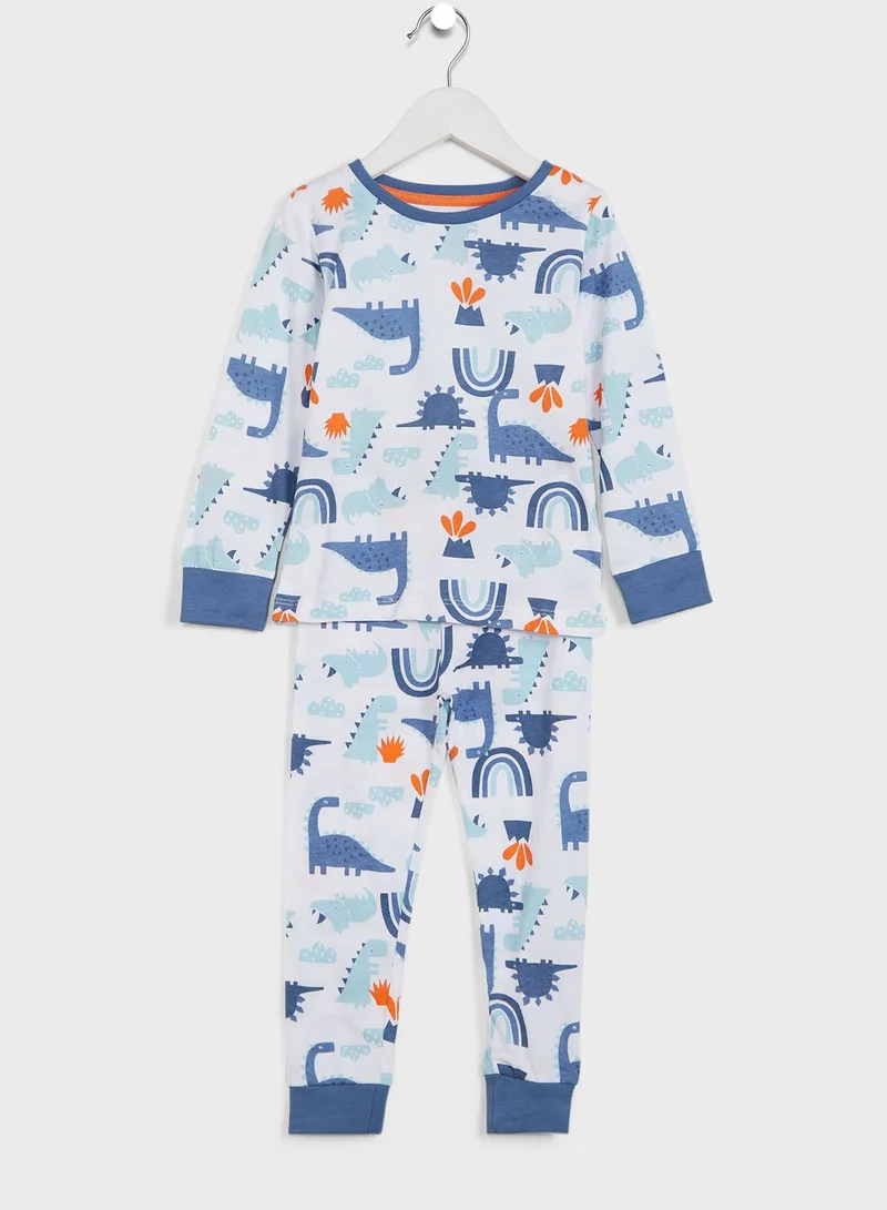MINOTI Kids 3 Pack Assorted Pyjama Set