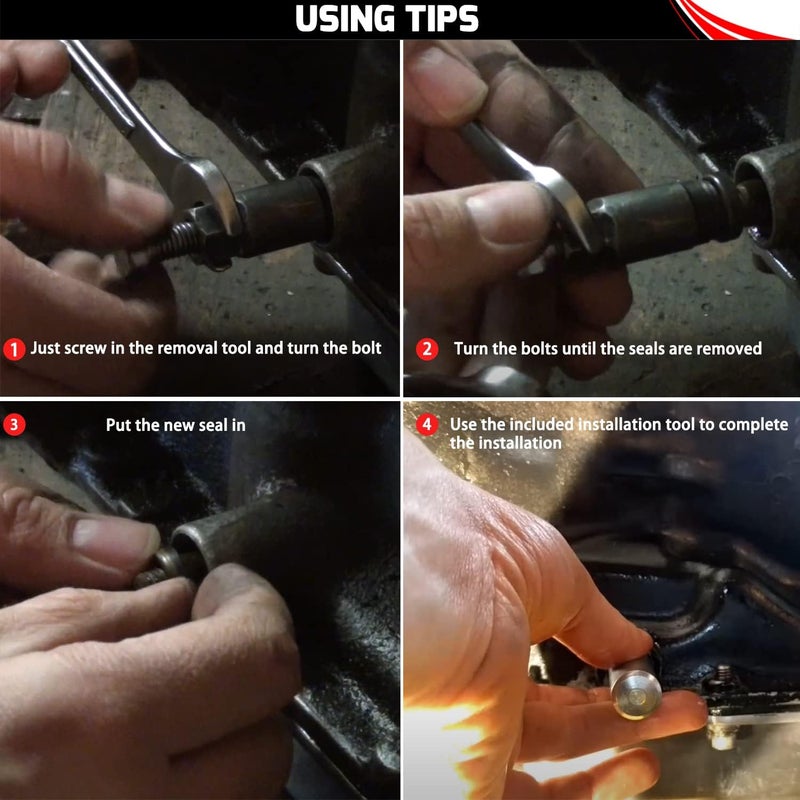 Bzsunway GM Transmission Shifter Seal Remover Installer for Turbo 300 350 400 700-R4 4L60 with Seal - Image 4