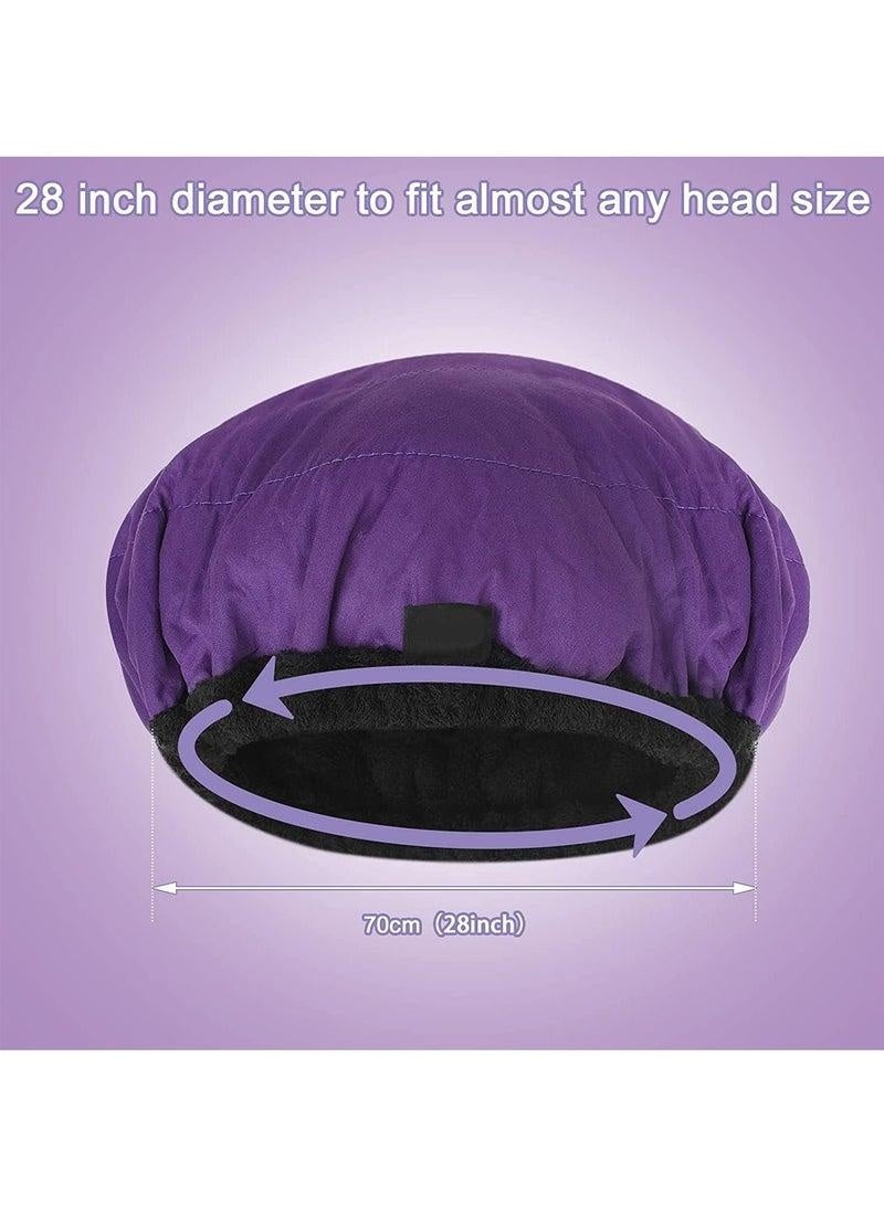 Generi Cordless Deep Conditioning Heat Cap Safe Microwavable Heat Cap for Steaming Heat Therapy for Hair 100% Natural Cotton Flaxseed Seed Interior for Maximum Heat Retention - Image 3