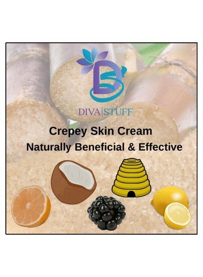 Diva Stuff Crepey Skin Body & Face Cream With Hyaluronic Acid Alpha Hydroxy And More (Summer Citrus With Spf) - Image 5