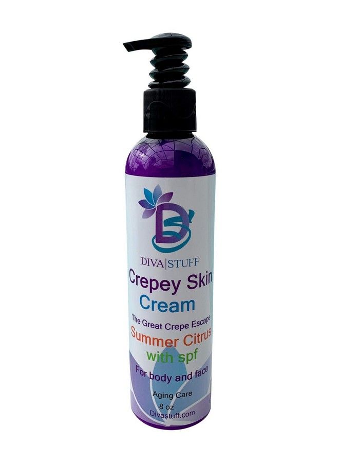 Diva Stuff Crepey Skin Body & Face Cream With Hyaluronic Acid Alpha Hydroxy And More (Summer Citrus With Spf) - Image 2