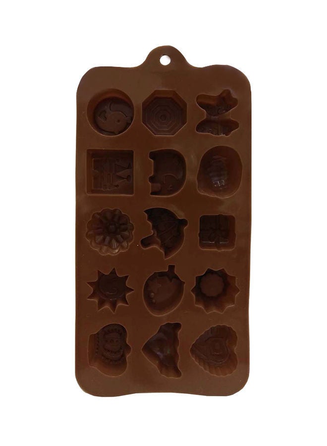 NIBEMINENT Multipurpose Bake Mold Brown 2x10x21centimeter - Image 1
